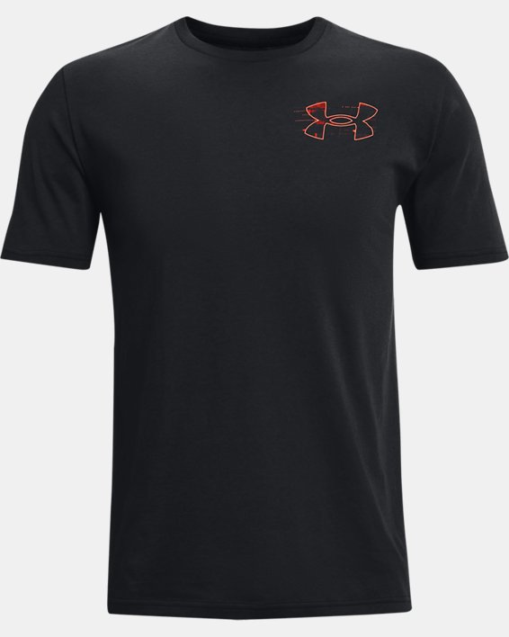 Men's UA Elk Skullmatic T-Shirt, Black, pdpMainDesktop image number 4